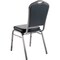 National Public Seating Deluxe Vinyl Upholstered Stack Chair, Midnight Blue 9304-SV - alternate 6